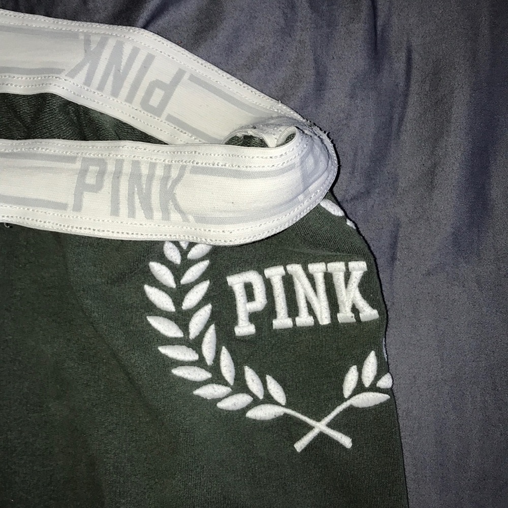 Army green pink Victoria’s Secret joggers